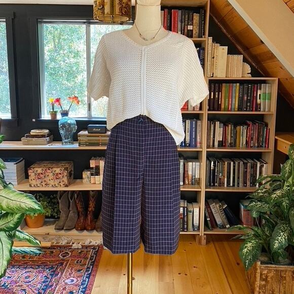 Vintage Pants - Vintage 90s Shorts Check Print